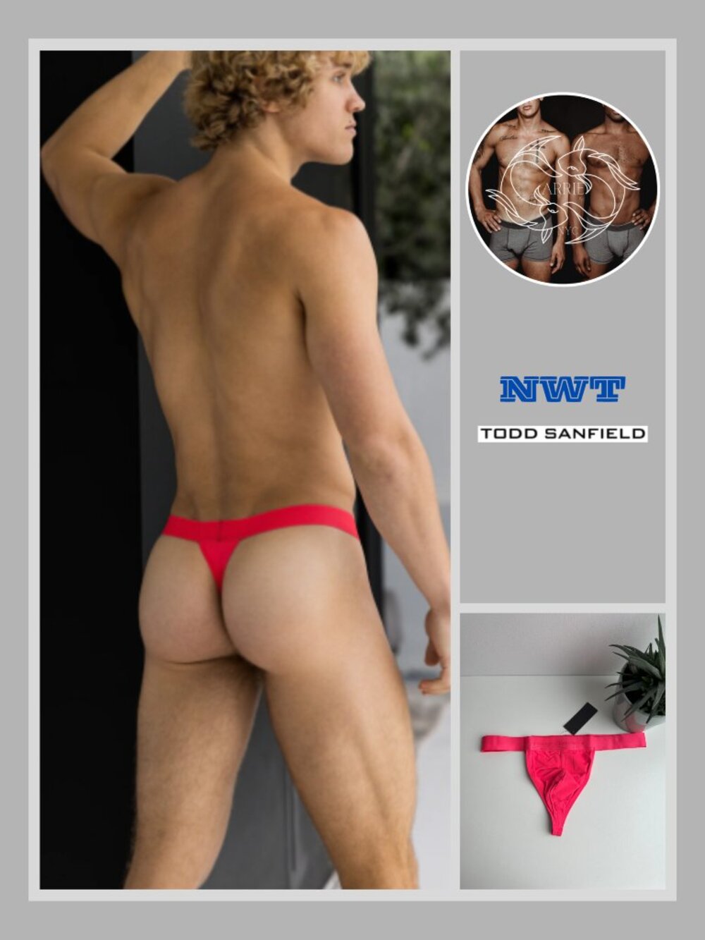Todd Sanfield - Defiant Thong - Natron Red (M)